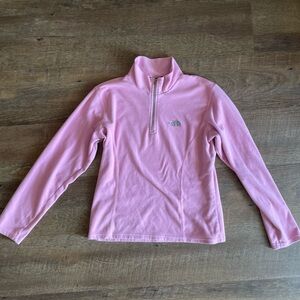 The North Face Women’s Pink 1/4 Zip Fleece Pullover Jacket Size Small
